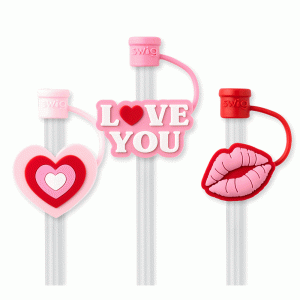 Sweethearts Straw Topper Set