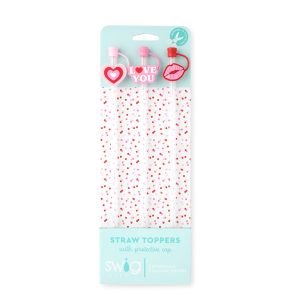 Sweethearts Straw Topper Set